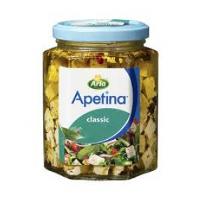 Queso apetina en aceite ARLA frasco 300 grs